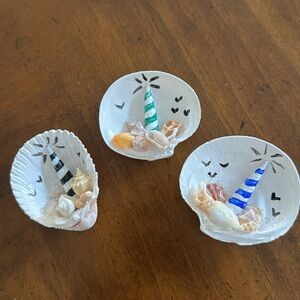 Lot/3 Seashell Magnets